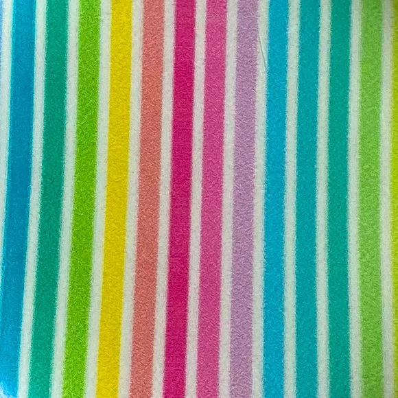 NWT Rainbow Stripe Brightly Designed Tech EarBud Zipper Travel Storage M… - Picture 3 of 5